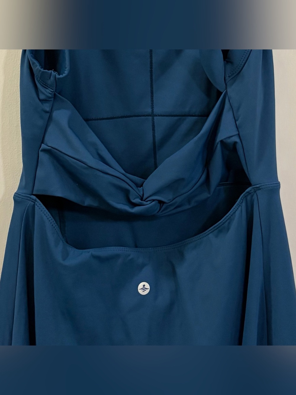 Halara Athletic Dress M Blue Softlyzero Airy Twisted Easy Peezy Dance Active NWT - Picture 4 of 11